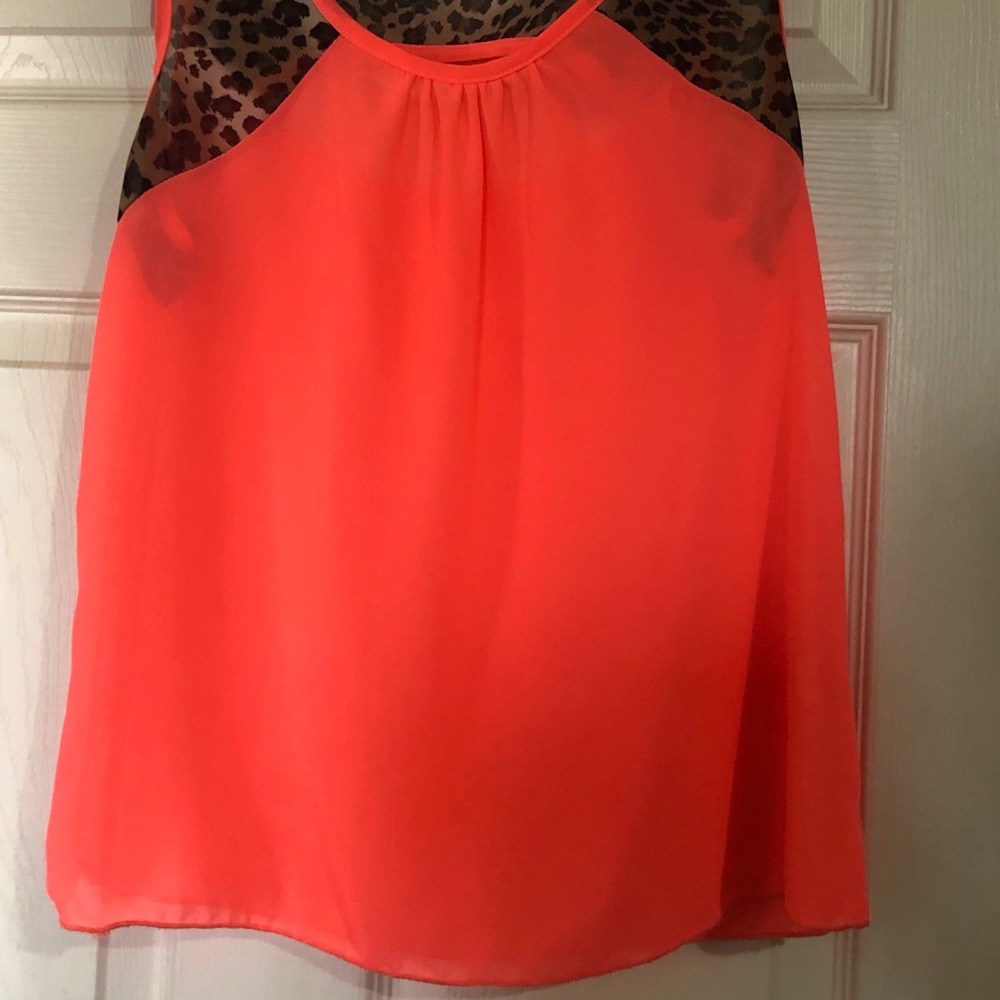 Coral Leopard Design • Tank Top - Picture 2 of 4